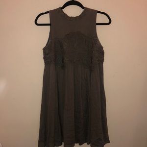 Olive green/gray dress